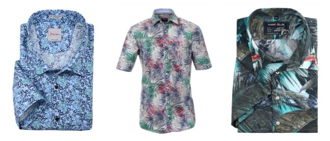 drei Hawaii-Hemden für den sommerlichen Retro-Look